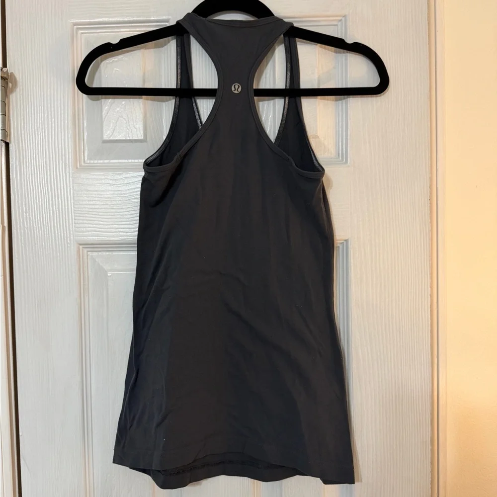 Lululemon Grey Racerback Tank - Picture 2 of 2